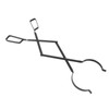 Fireplace Tong Iron Campfire Firewood Tong Log Grabber with Enlarging