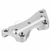 Unbranded Chrome Aluminum Cut Handlebar Riser Top Clamp For Harley