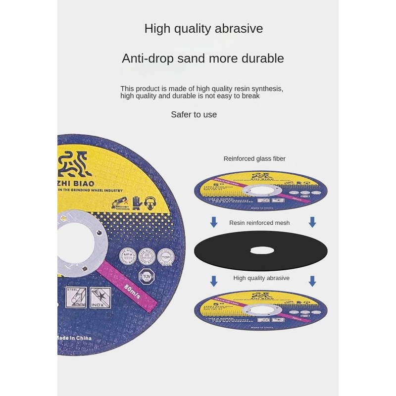 LINFEI 25-Piece Cut Off Wheels,5 inch x 3/64 inch x