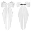 WLLHYF Pack of 2 Hair Clips with Large Bow Soft