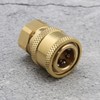 LimCryspp Brass High-Pressure Cleaning Machine Connector, Convert Metric M14 Female