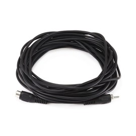 25ft RCA Single-Channel Male-Female Extension Cable - Black