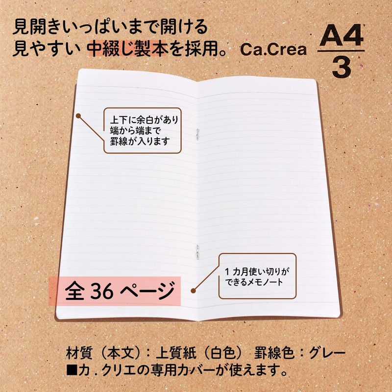 Plus Notepad, Notebook, Ca.Crea Assist Notebook