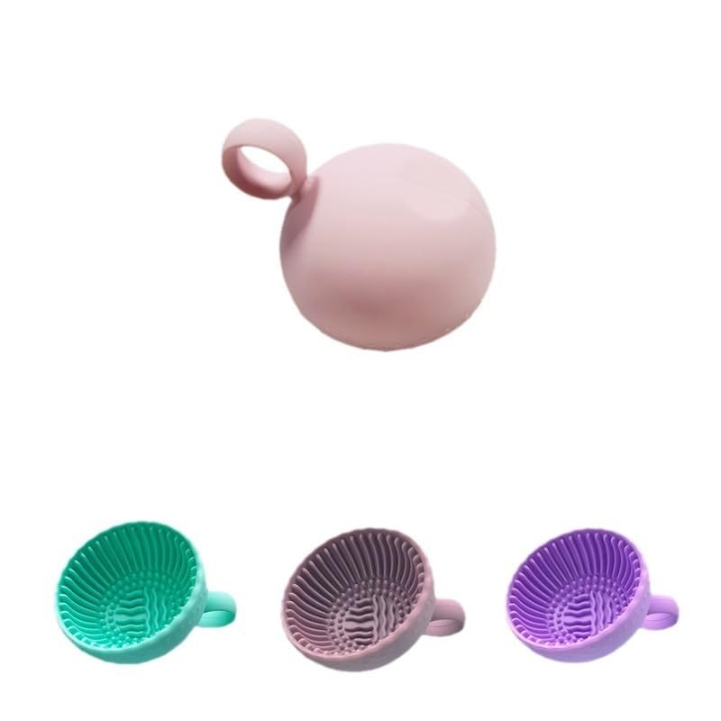 Makeup cleaning bowl, portable makeup washing tool makeup brush, silicone