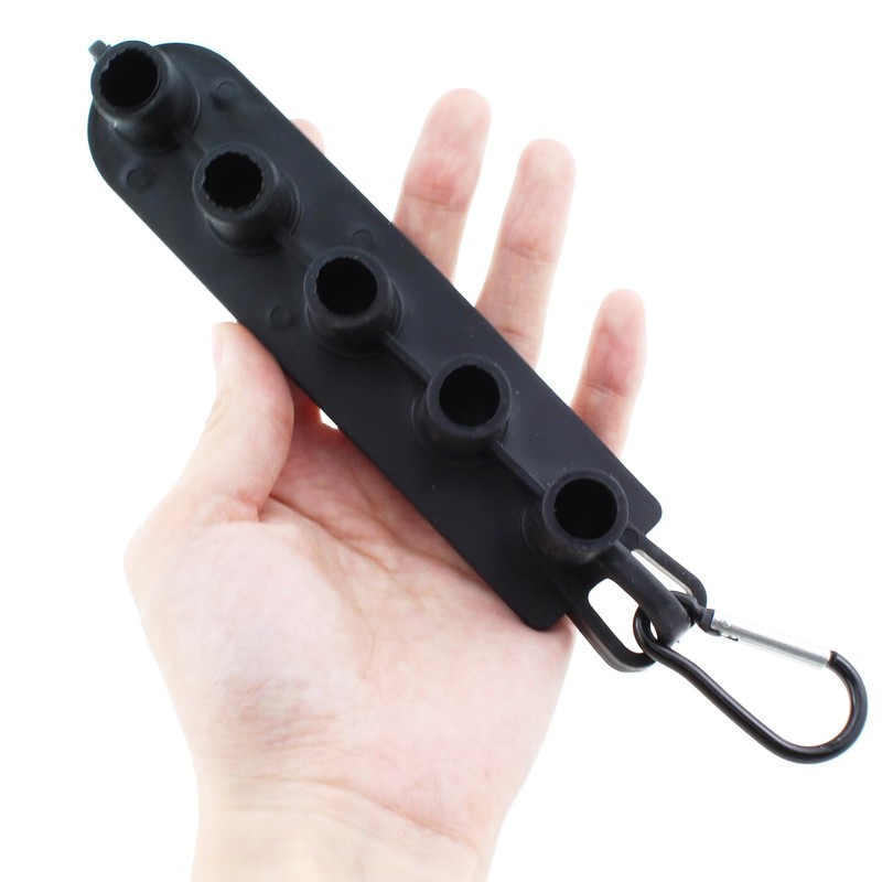 TAODAN High Pressure Washer Nozzle Holder, Holds 5 Nozzle Tips,