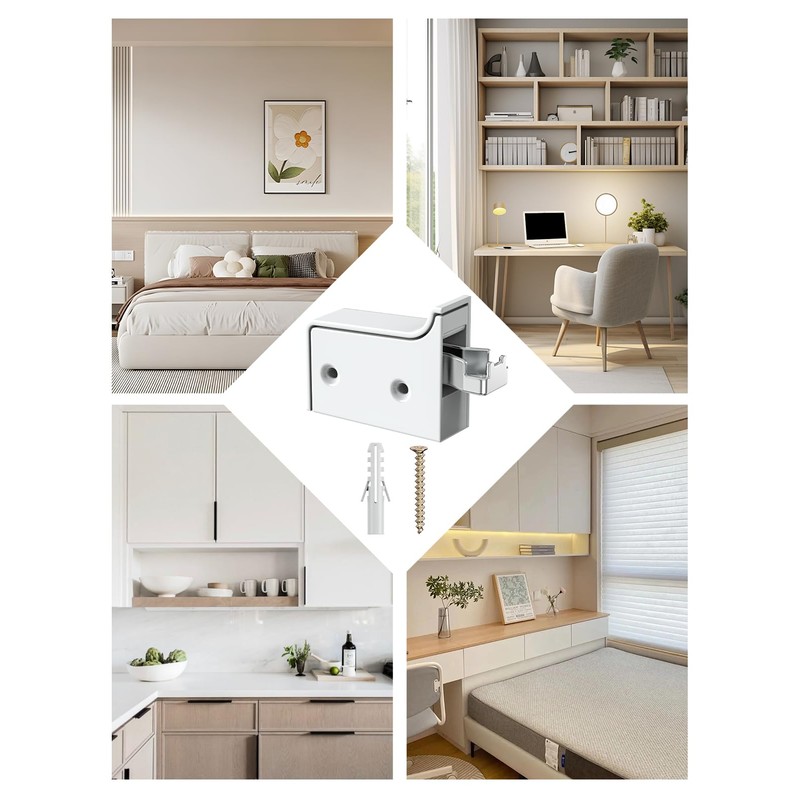 Mellbree Wardrobe Hanger Wall Mount - Adjustable, 150 kg Load