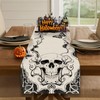Halloween Table Runner Gothic Skull Table Runners Seasonal Kitchen Dining
