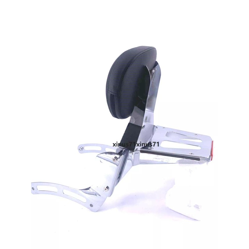 JMei Sissy Bar Backrest with Luggage Rack For Kawasaki Vulcan