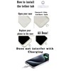 Hidden Hollow Beads Cell phone charm Wrist strap tether tab