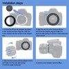 55mm Filter Thread Macro Reverse Mount Adapter Ring, for Nikon
