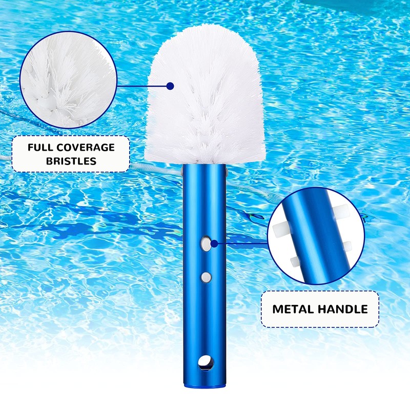 Corner and Step Pool Round Brush, Pool Step and Corner