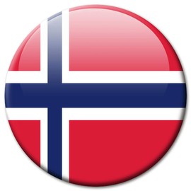 Norway Flag Fridge Magnet Countries Travel Souvenir Flag Fridge Magnet Strong Large 50mm