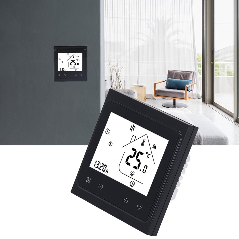 Wifi Boiler Water Heating Thermostat LCD Touch Screen Digital Thermostat