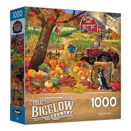 Rose Art - Chris Bigelow - Cosecha de otoño - Rompecabezas de 1000 Piezas para Adultos                                                                