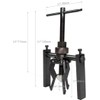 CENWOTL 3 Jaw Inner Bearing Puller Gear Extractor Internal External