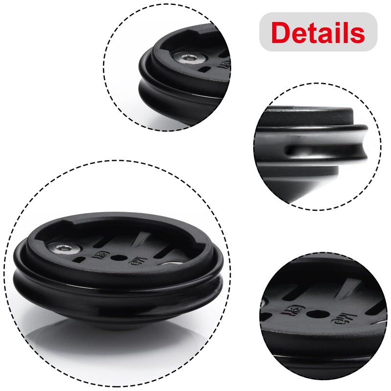 SANTUO Bicycle Stem Top Cap Headset Mount for Garmin Edge