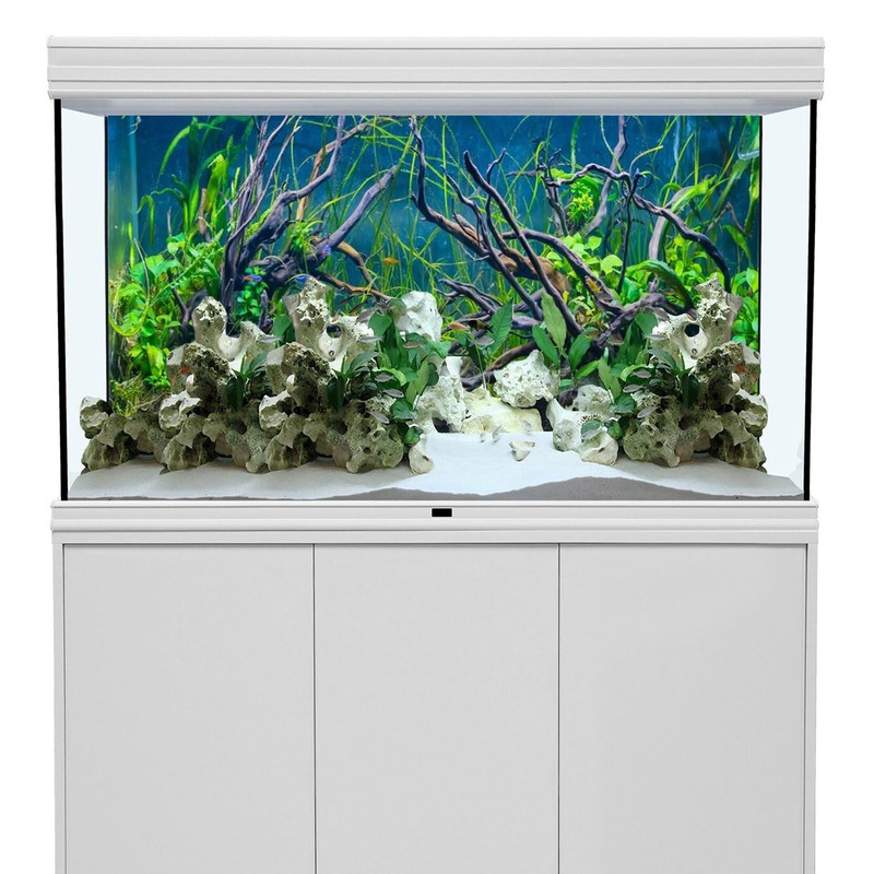 AWERT 72x18 inches Tropical Fish Tank Background River Bed &