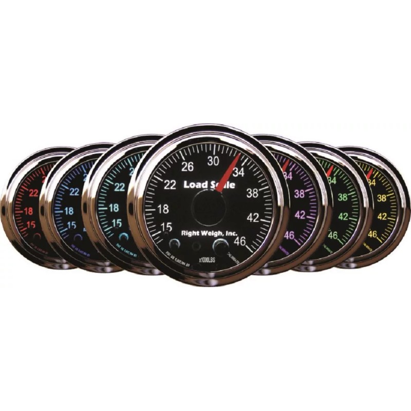 Right Weigh 510-46-C Chrome TANDEM Axle Load Scale for Single