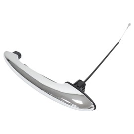 HouYeen Front Left Passenger Side Exterior Door Handle with Cable Chrome for Mi-ni R50 R53 R55 R56 R58 Cooper One JCW