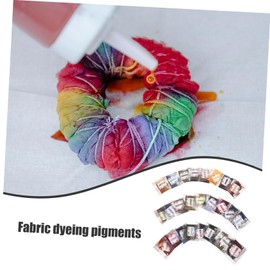 TEHAUX 26pcs DIY Tie Dye Kit Tie Dye Pigment Powder Bright Colors for Boys and Girls Adults Fabric Dyeing