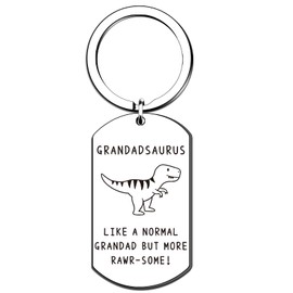 QMVMV Funny Grandad Gifts Grandad Keyring from Granddaughter Grandson Birthday Christmas Thanksgiving Father's Day Gifts for Grandad