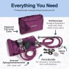 Lumiscope Professional Blood Pressure Kit - Stethoscope, Manual BP Cuff