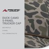Pacific Headwear Standard Duck Camo 5-Panel Trucker Cap, Coastland