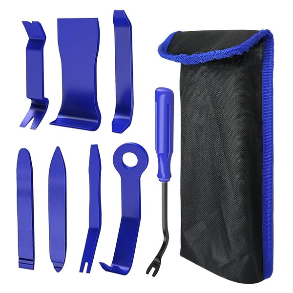 MEMOFYND 8 Pcs Car Trim Removal Tool with 1 Piece
