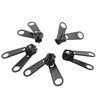 Leekayer 10PCS #10 Black Reversible Pulls for Resin Plastic Zippers