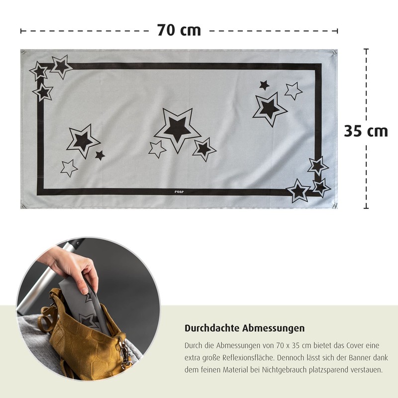 reer MyBuddyGuard Stroller Reflector Banner