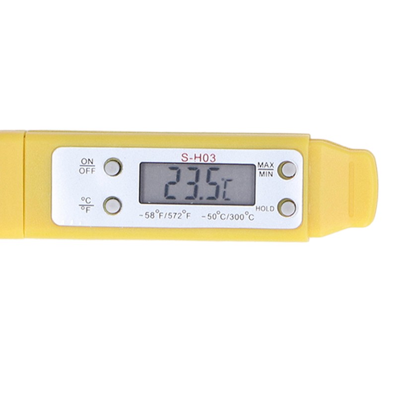 Digital Food Thermometer Automatic Calibration Pen Style High Accuracy Electronic