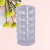 Diamond Storage Box Bead Storage Containers Clear Plastic Cylinder Bead