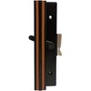 Easy Fix Hardware Patio Door Handle Set – Black Aluminum,