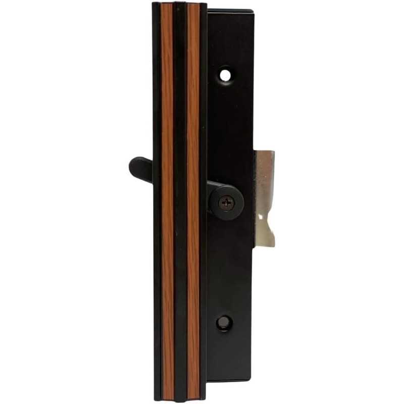 Easy Fix Hardware Patio Door Handle Set – Black Aluminum,
