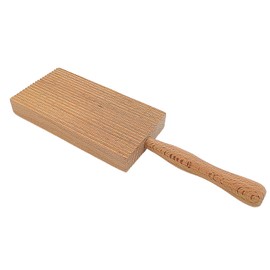 Professional Gnocchi Wood Paddle Slanted Ridge Board Pasta Maker 6x12 cm，Gnocchi Board