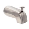 Westbrass E531DUS-07 Universal Fit 5-1/4" Diverter Tub Spout, Zinc, Satin
