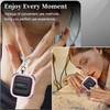 MHYALUDO Compatible with AirPods 4 Case with Plating Ring, Military