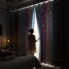 Star Curtains Stars Blackout Curtains for Kids Girls Bedroom Living