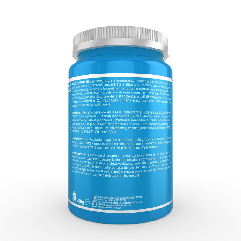Ultimate Italia - Muscle protein cacao 600g - proteine per