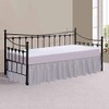 Daybed Skirt with Split Corners Twin Size Dust Ruffle Bedskirt-Bed