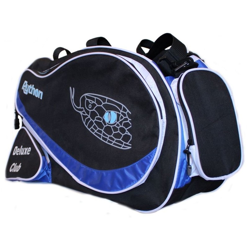 Python Deluxe "Club" Racquetball Bag (Black/Blue)