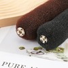 3PCS 20cm Donut Hair Foam Ring Shaper Snap Roll DIY