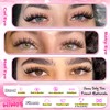 wiwoseo Wispy Lash Clusters Manga Lash Clusters Fairy Eyelash Cluster