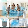HAUSHOF Bladeless Tower Fan Air Purifier 90° Oscillating Air Conditioning