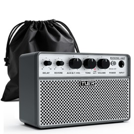 Yuer BA-10Pro 10W Acoustic Guitar Amp, Portable Vocal & Guitar Amplifier with Digital Delay/Reverb Effect Headphone Jack/OTG for Recording, Practice, Travel, Small Gig Guitars Amp with Carry Bag