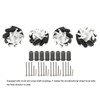 4Pcs 60mm Omnidirectional Wheel Aluminum Alloy Omni Directional Wheel Set