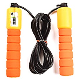 ZooooM ZM-JR3879-YE Jump Rope with Counter for Training, Approx. 11.3 inches (287 cm) (Yellow)
