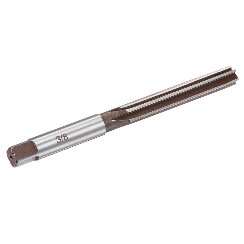sourcing map 3/8" Hand Reamer H8 Accuracy Alloy Tool Steel