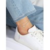Silvora 925 Sterling Silver Anklets for Women Heart Anklet with