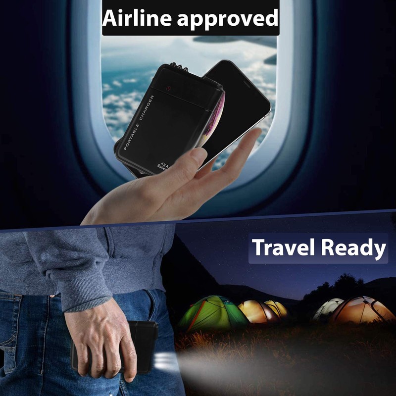 Success4Sport Portable AA Battery Travel Charger for LG G3 Beat